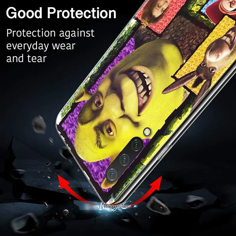 

Movie Shrek Love for Xiaomi Mi 11 10T Note 10 Ultra 5G 9 9T SE 8 A3 A2 A1 6X Pro Play F1 Lite 5G Soft Phone Case