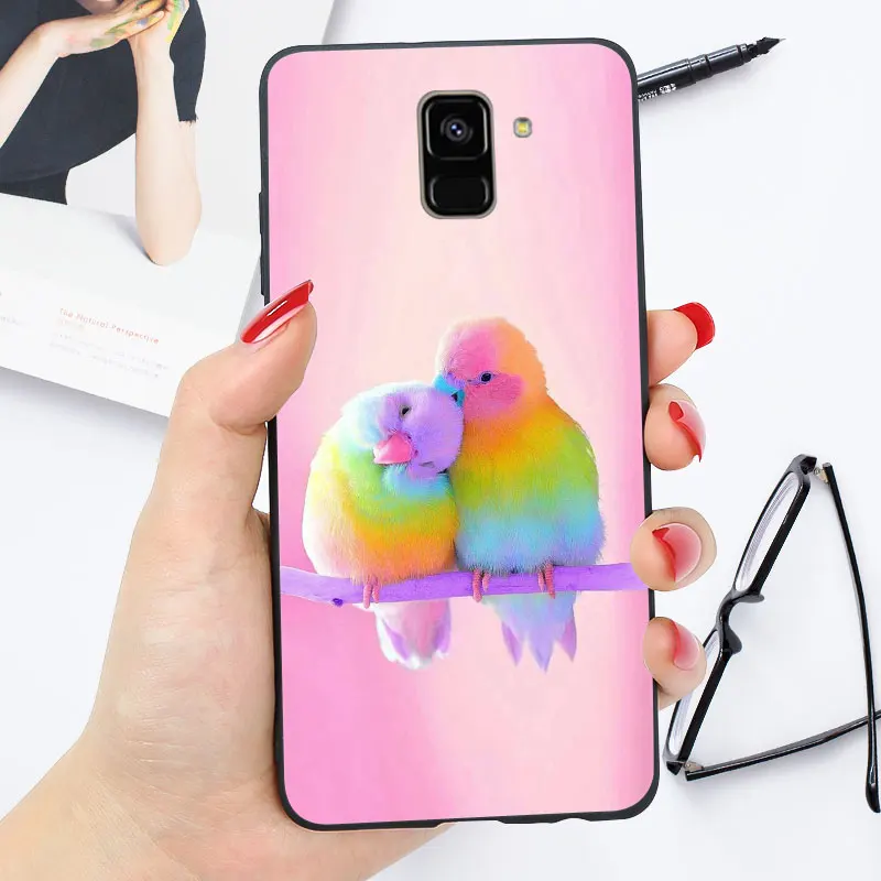 Мягкий для samsung J6 плюс чехол Глянцевая блестящая для samsung Galaxy J4 Plus J3 J5 J7 чехол Coque