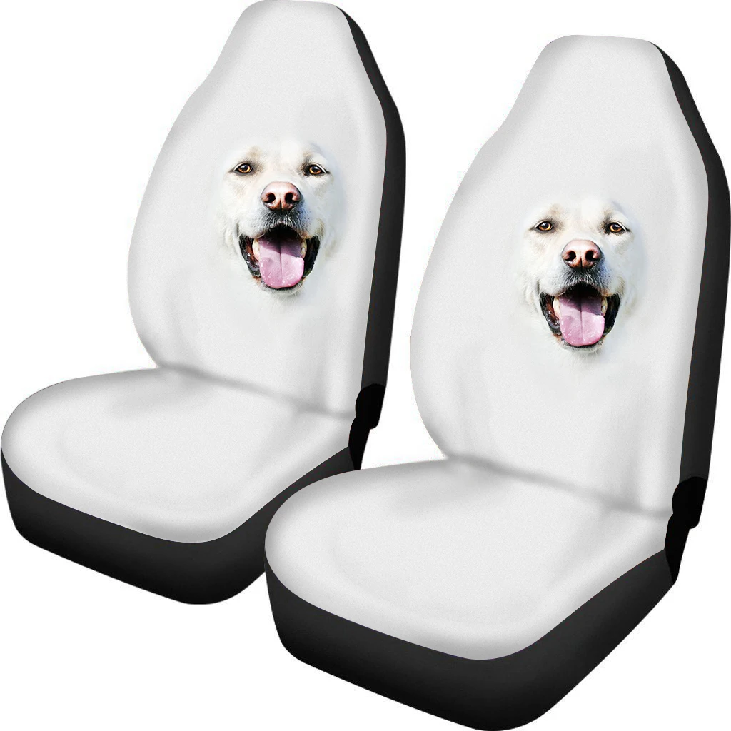 

PinUp Angel Dog Pet Doggie Printed Durable Car Seat Covers Anti-Slip Vehicle Front Seat Cushions Soft Auto Interior Accessories