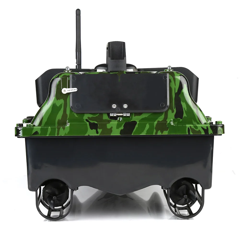 

VERY100 500M RC Bait Boat 3 Hoppers Large Load Bait Post Speedboat Single Hand Control with Fishfinder Handbag for Carp Fishing