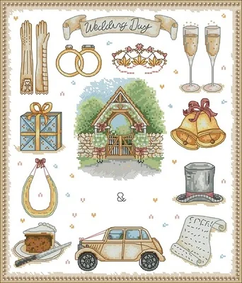 Хлопковая самосочетающаяся вышивка крестиком xiaoyi журнал RS cotton CAME на годовщину