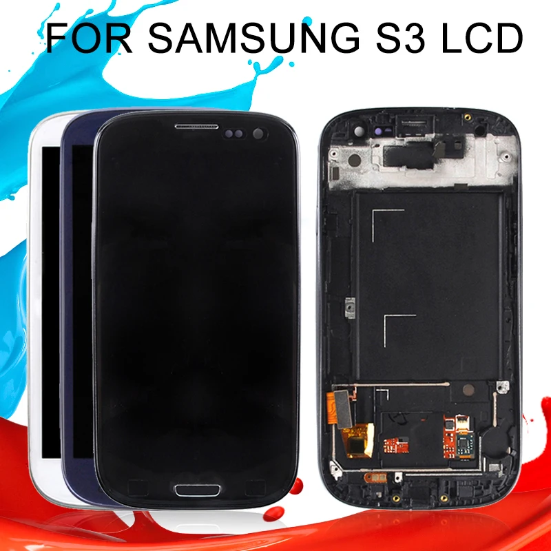 

1pcs Catteny 4.7inch S3 Display For Samsung Galaxy I9300 Lcd With Touch Digitizer I9301 I9305 Assembly Screen Free Shipping
