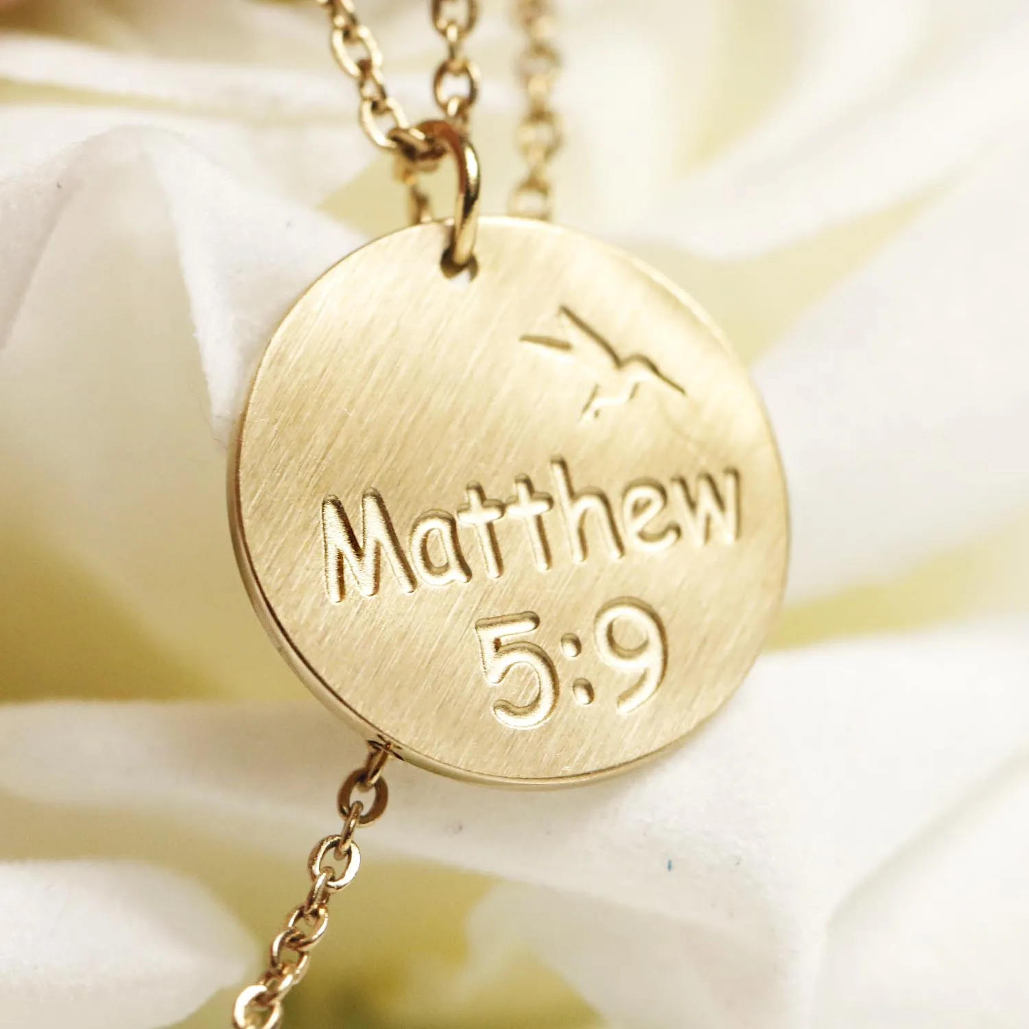 

Модное колье из нержавеющей стали 316L с дисками, Библия, вербы, 18 мм, колибри, христианское женское ожерелье с подвесками, свадебные подарки д...