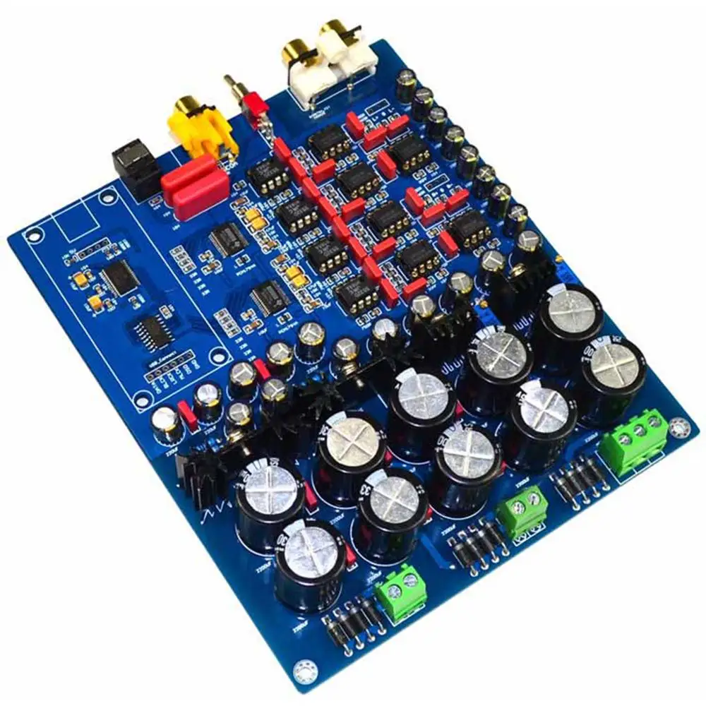 Двойной чип PCM1794 + AK4113 AK4113VF JRC5532 NE5534 DAC декодер плата (поддержка
