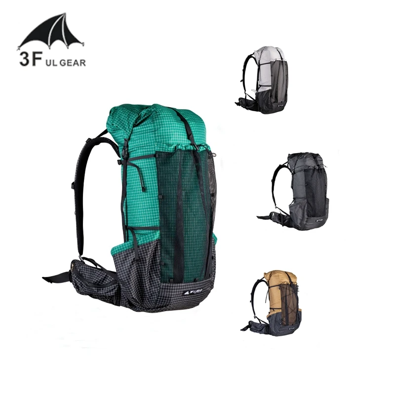 

Ультралегкий рюкзак 3F UL GEAR, водонепроницаемый дорожный ранец для кемпинга, легкий для активного отдыха, походов, альпинизма, 46 + 10 л