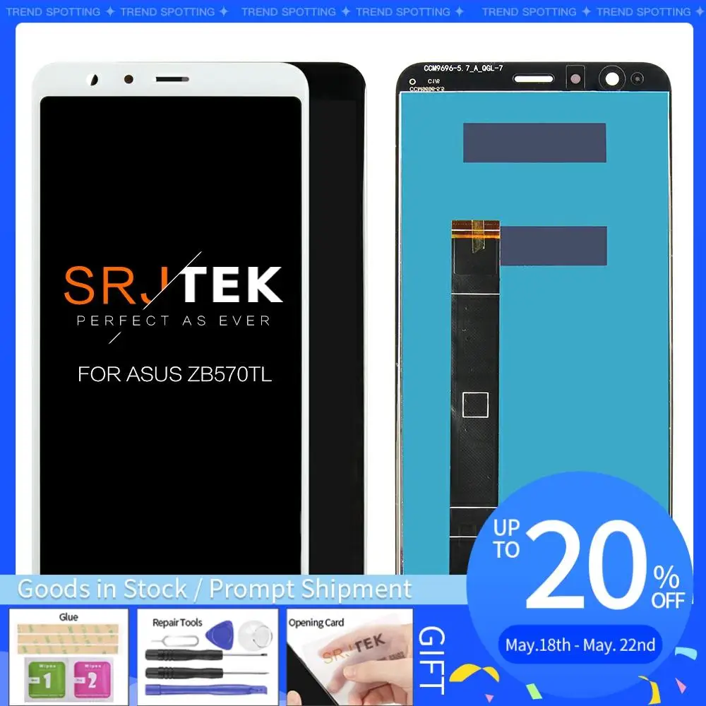 Для Asus Zenfone Max Plus ZB570TL X018DC ЖК дисплей сенсорный экран дигитайзер сборка с рамкой