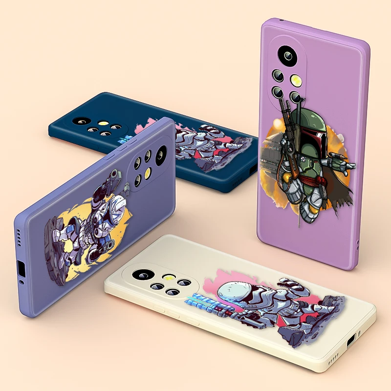 

Star Wars Robot R2D2 For Huawei Nova 8 7 6 5 8i 5i 5G PRO SE 4E 3 4 Liquid Silicone Soft Cover Phone Case