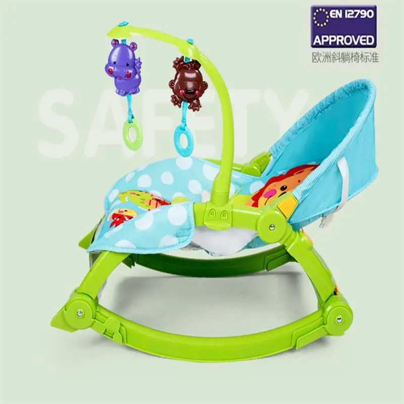 저렴한 아기 바운서 접이식 흔들 의자, 식당 의자 배치 크래들, 다기능 흔들 의자, 아기 휴대용 로커