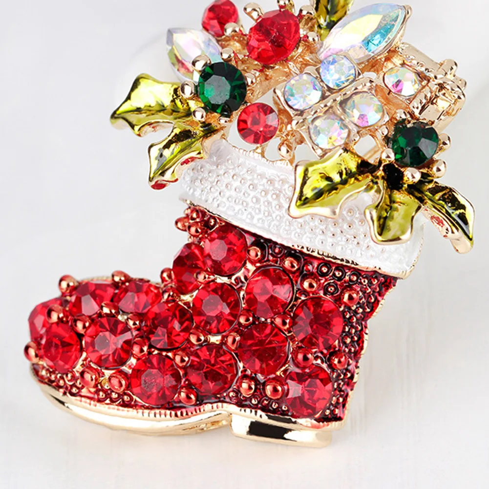 Горячая Распродажа креативные рождественские подарки Санта Клаус елки обувь