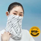 Летние бесшовные маски для защиты ушей от пыли, дышащие, мягкие, с принтом, шарфы, шейные, велосипедные маски