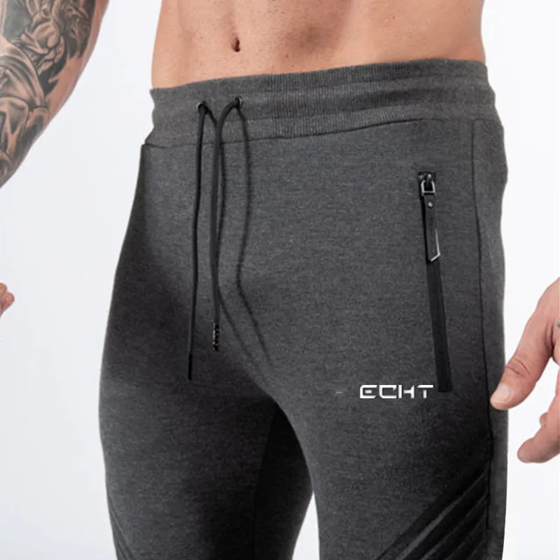 2019 new Autumn Winter Fitness Men Gyms Pants Fashion Cotton Pencil Bodybuilding Trousers High Quality Jogger | Мужская одежда