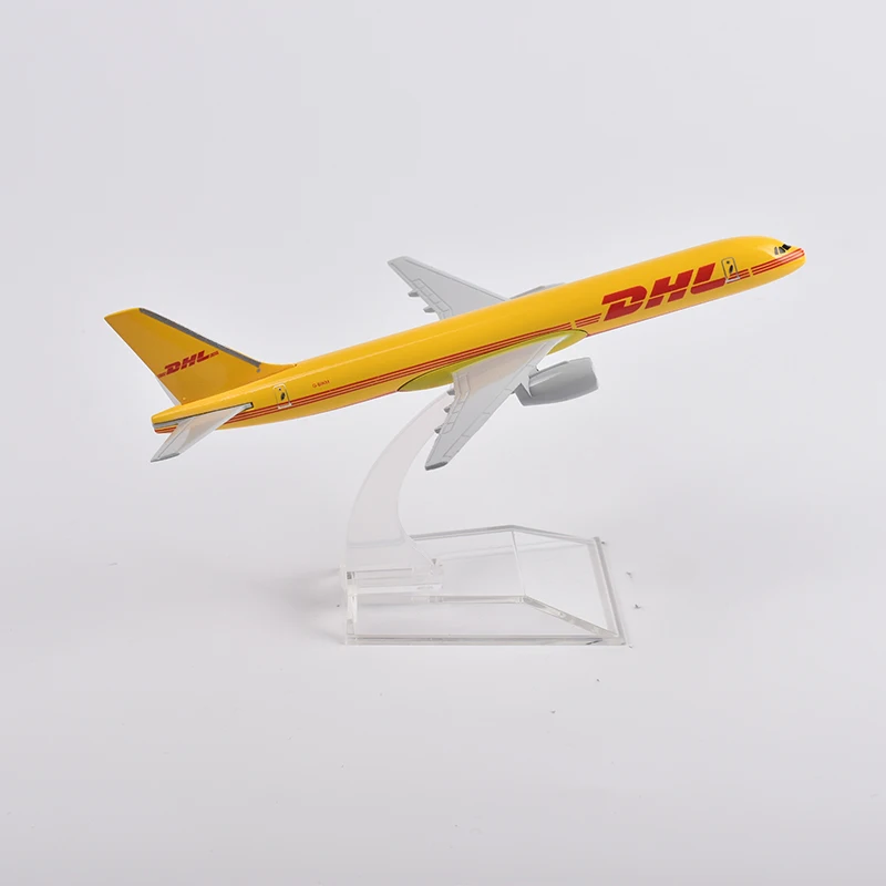 Джейсон пачка 16 см DHL Boeing 757 модель самолета Модель самолетов литья под давлением