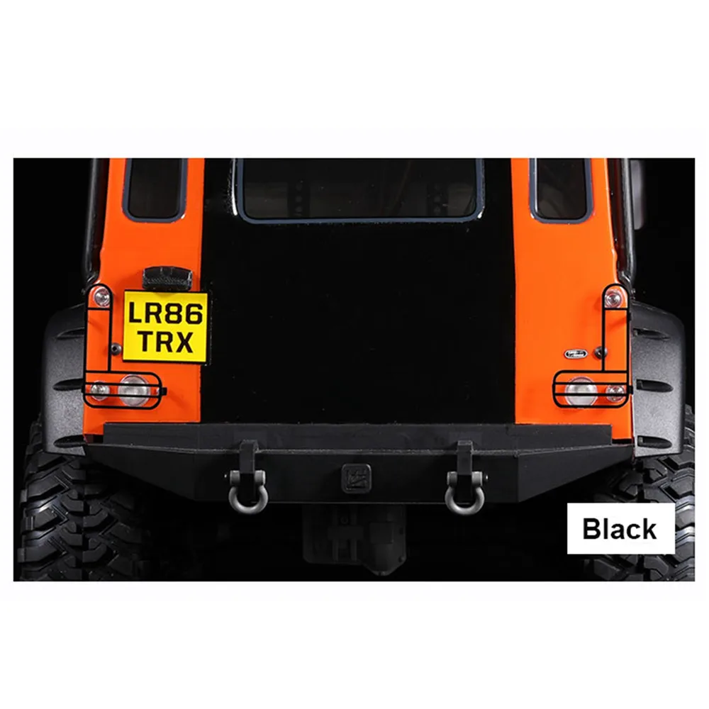 Имитационный задний светильник металлическая крышка лампы для 1/10 TRAXXAS TRX4 Defender RC
