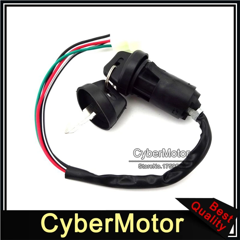 4-Контактный Выключатель ключа зажигания для Eton Viper Sierra encls Rascal 50cc 70cc 90cc ATV Quad 4 Wheeler |