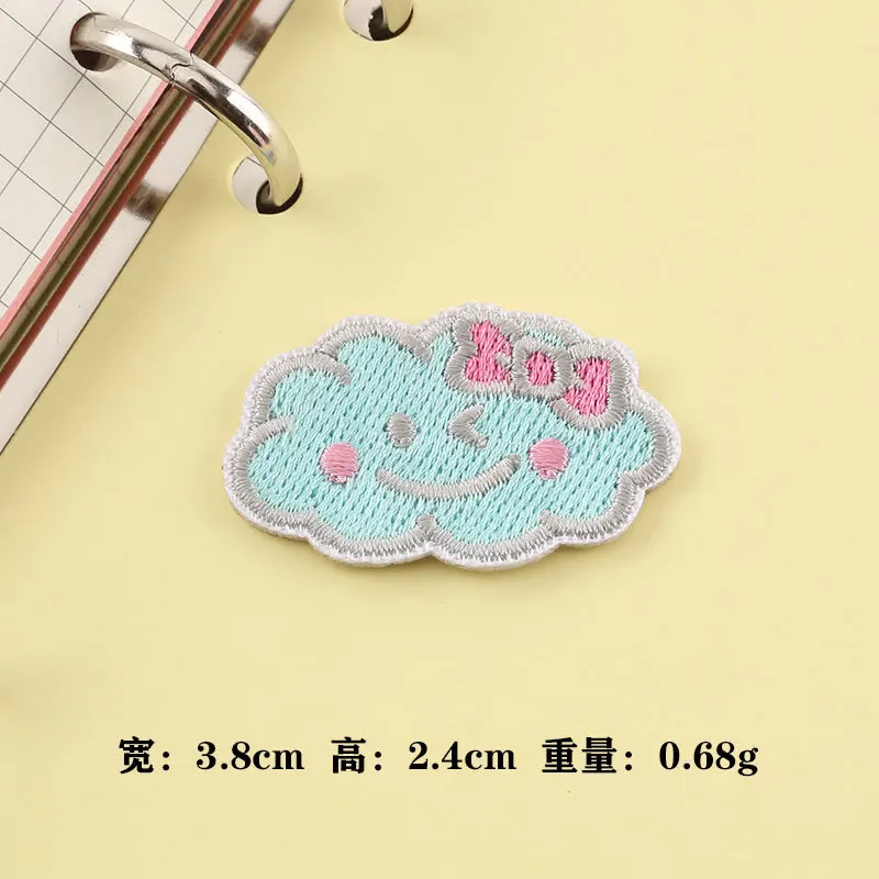

Computer Emboridery Label Cartoon Animal Embroidery Patch Clothing Accessories Emblem Self-Adhesive Embroidered Cloth Stickers