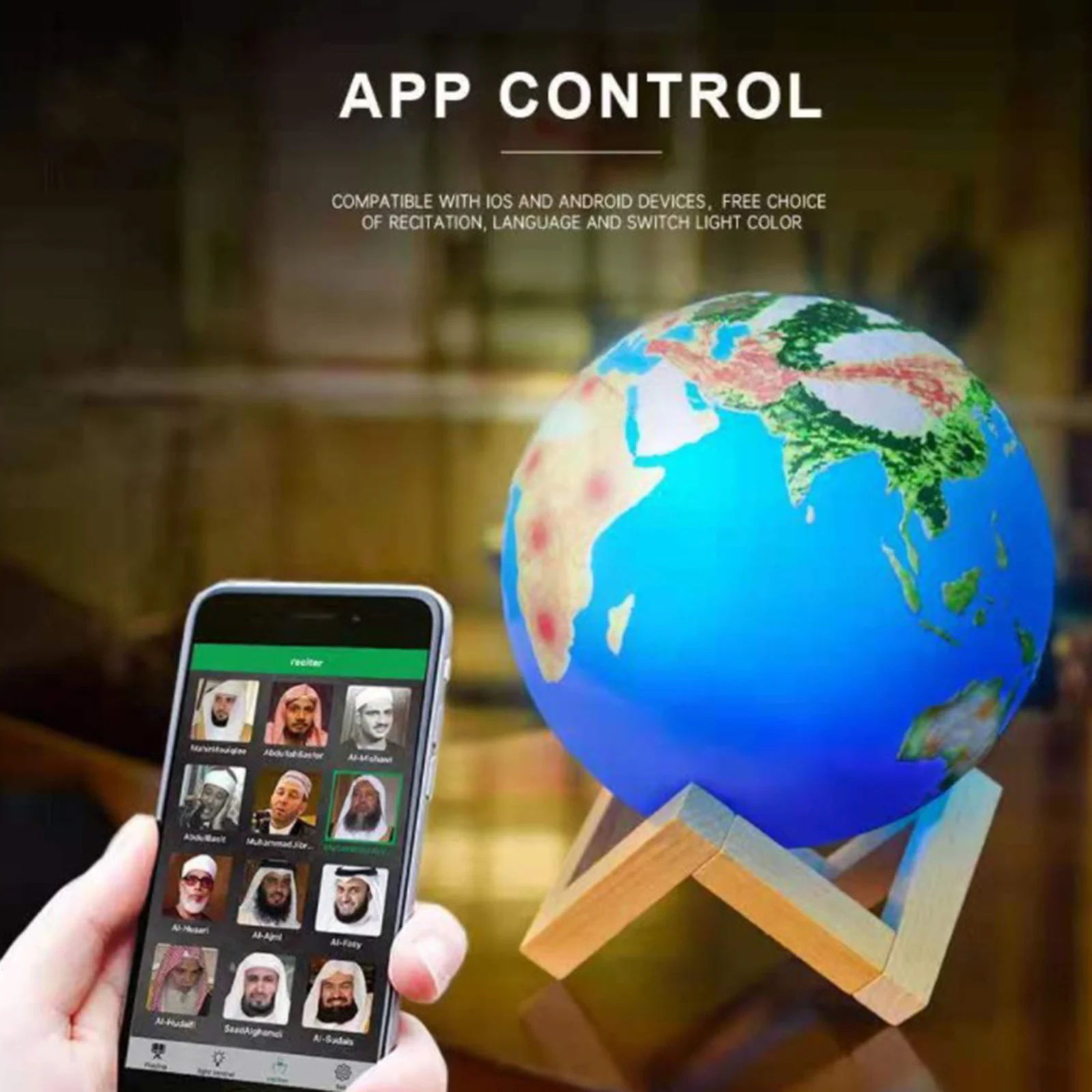 

Moon Speaker Small Moon Light Night USB rechargeable remote control Moon Lamp with Colorful Light for Dorm Bedroom