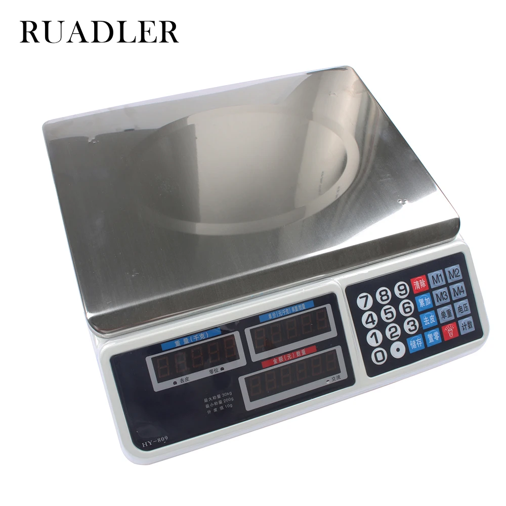 Новинка электронные весы для взвешивания фруктов 30 кг | Инструменты
