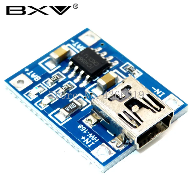 10 шт. TYPE-C/Micro USB 5 В 1A 18650 TP4056 литиевый модуль зарядного устройства аккумулятора зарядная плата с защитой двойные функции 1A li-ion