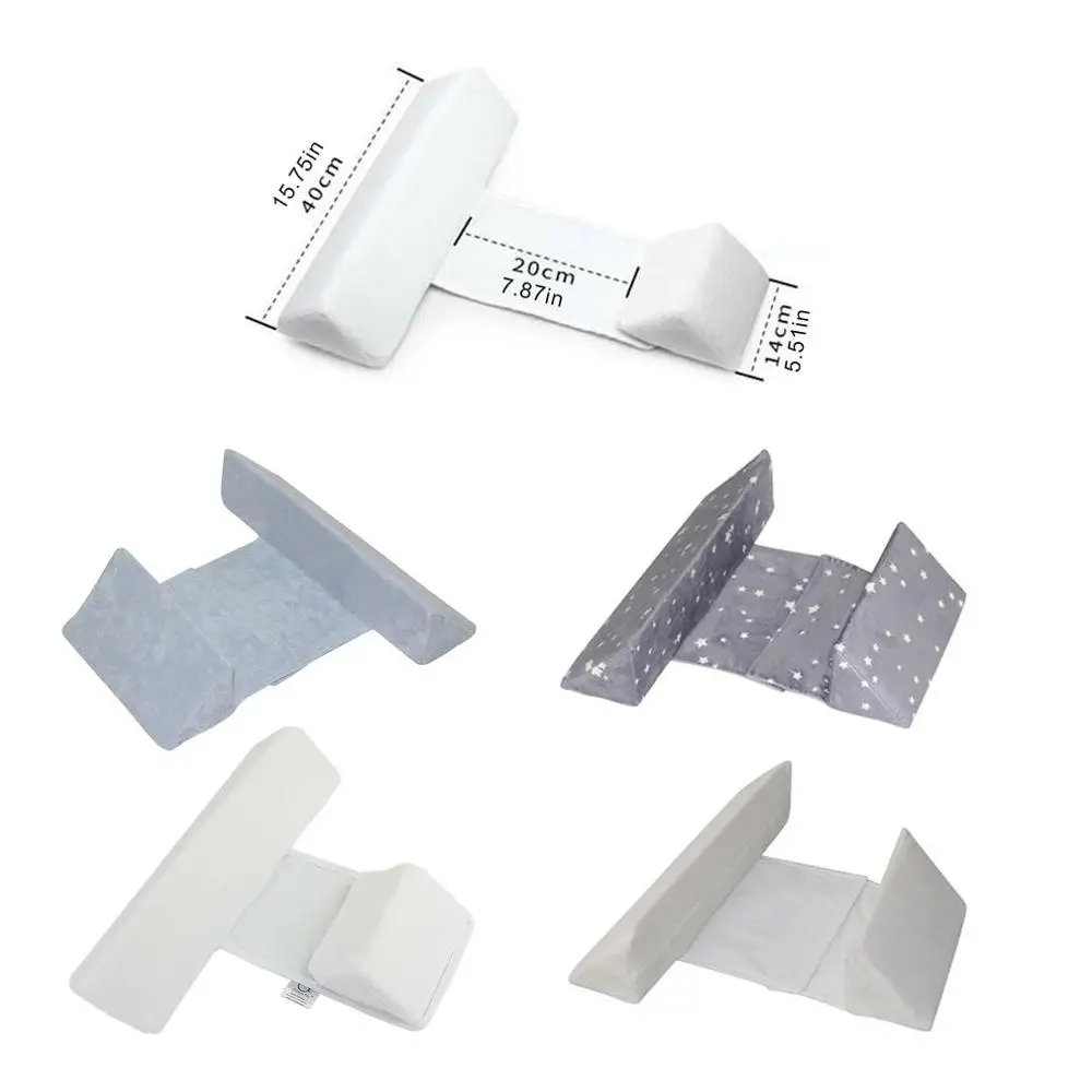 

Baby Side Sleep Pillow Support Wedge Adjustable Infant Anti-roll Cushion Triangle positioning baby pillow