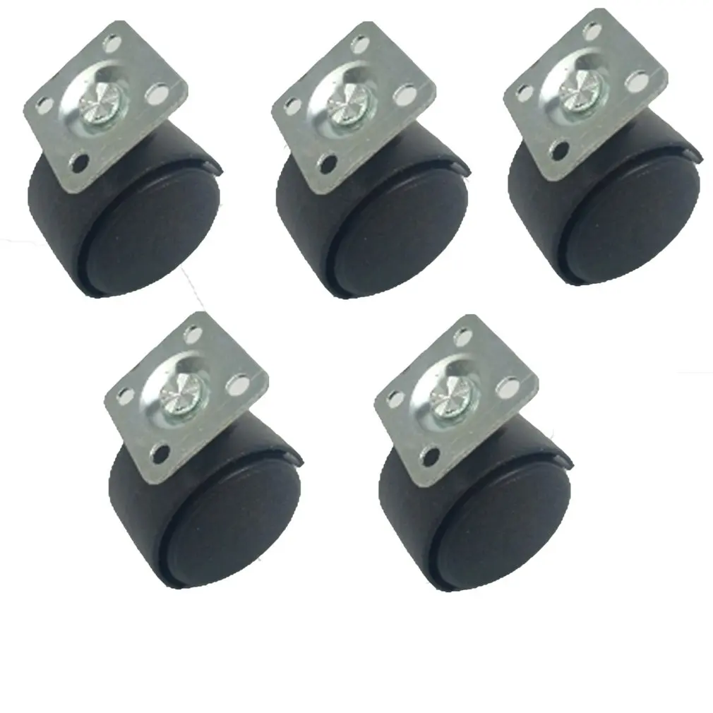 5 шт. 1 дюймов Многофункциональный колесико для вращающегося кресла поворотный