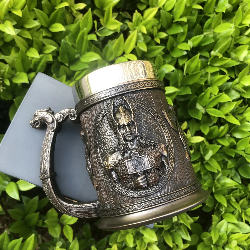 Viking Молот Тора мьельнир Питьевая Кружка Пивная Кофе чашка один кружка Кубок 20