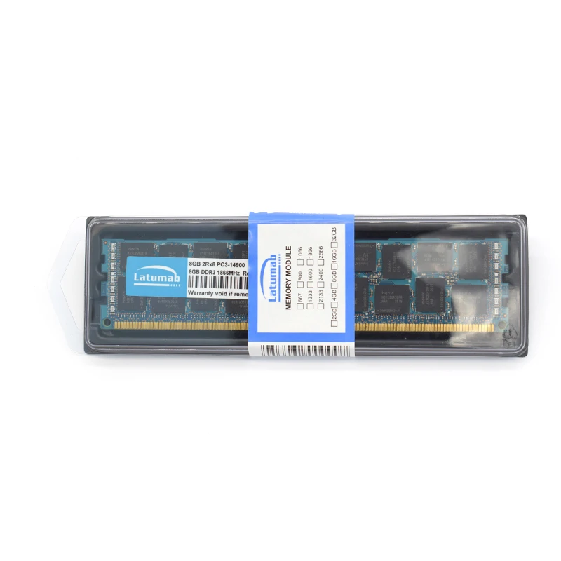 Серверная память Latumab 8 ГБ 16 DDR3 1866 МГц PC3 14900 REG ECC модуль оперативной памяти для ПК 1