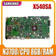 for ASUS X540SA/X540S/F540S/X540SAA/ laptop motherboard mainboard test OK N3700/CPU 8GB/RAM