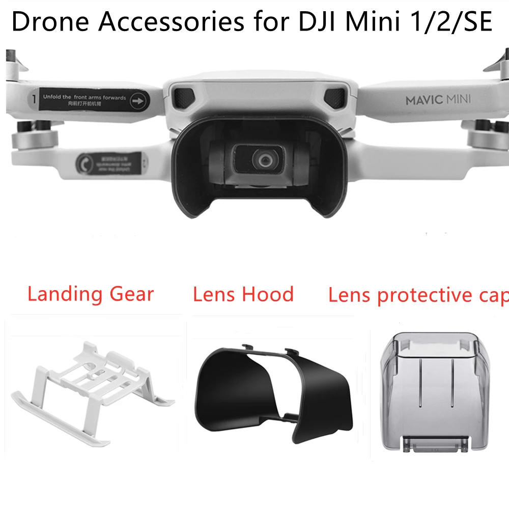 Paraluce per DJI Mini 2/SE Drone copriobiettivo Protector Gimbal Camera Guard schermo antiriflesso