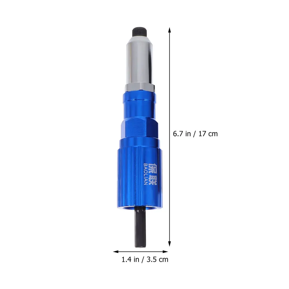 

1 Set Electric Rivet Adapter Electric Drill Adapter Riveter Connector Acceossry