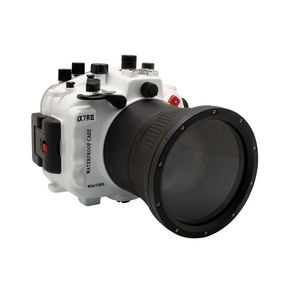 3 вида цветов 40 м/130ft для Sony A7 III A7R3 A7RIII A7III A7M3 90 мм объектив подводный корпус камеры
