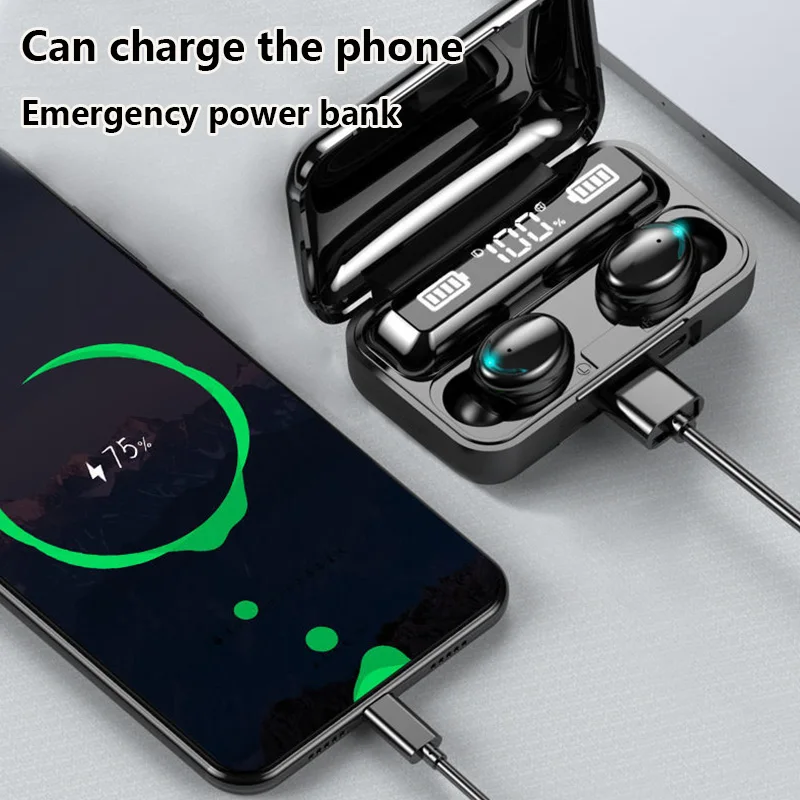 TWS Bluetooth-наушники беспроводные наушники стереогарнитура спортивные