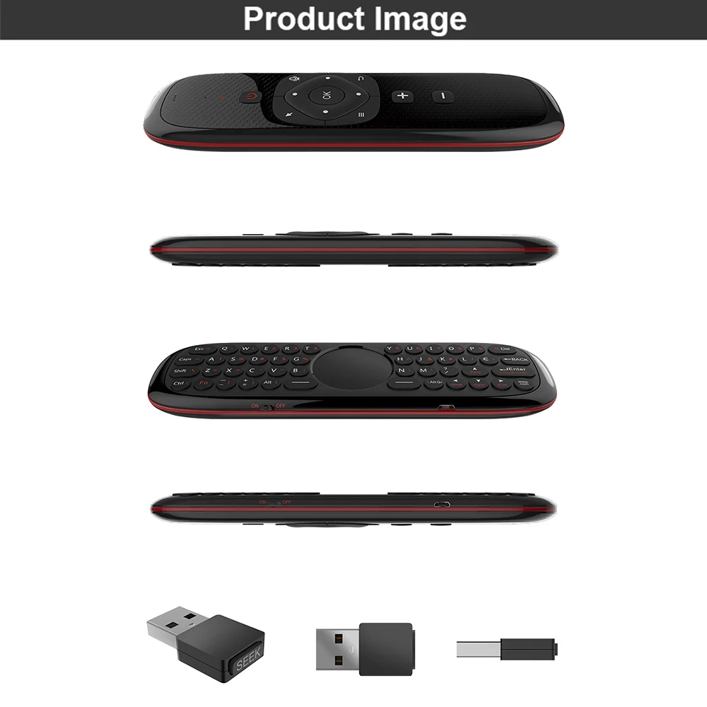 Wechip W2 2 4G Air Mouse беспроводная клавиатура с тачпадом Мышь Инфракрасный пульт