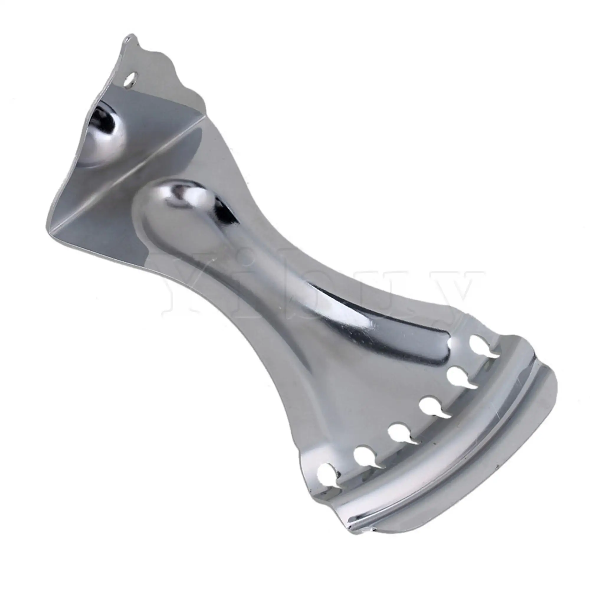 Yibuy 115x50mm Chrome Zinc Alloy 6-String Resonator &amp Echo Guitar Tailpiece Set of 10 | Спорт и развлечения