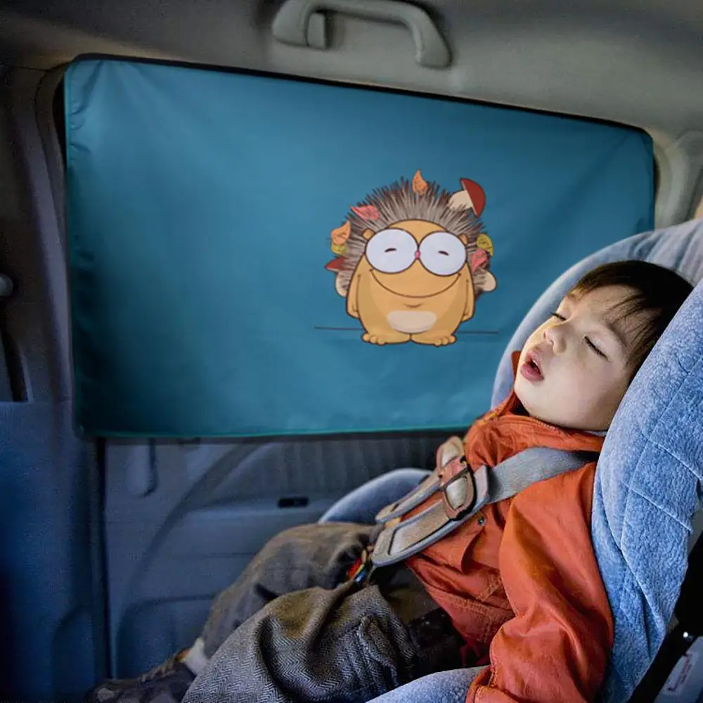 

2/4Pcs Cartoon Car Sun Shades Cover Side Window Sunshade Curtains UV Protect Car Front Rear Windows Sunshade Wholesale