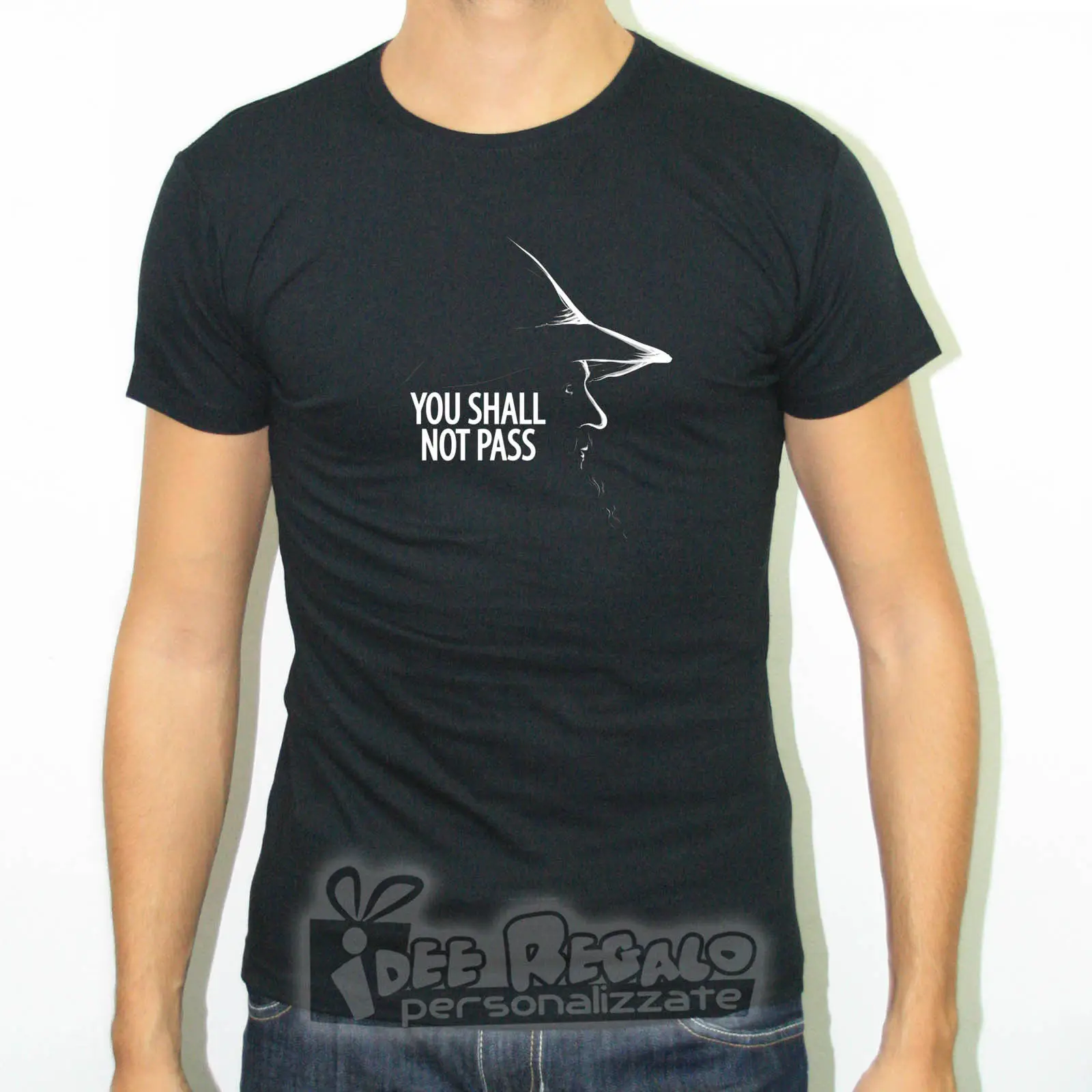 Футболка Camiseta NERA SLIM FIT вам не придется пройти! Gandalf Властелин колец BRB крутая