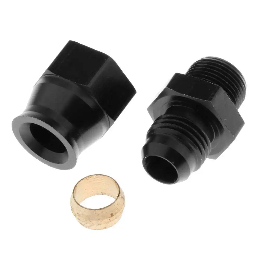 6AN 6 AN-6 Male to 3/8 &quot9 5 мм топливный шланг линия трубка прямой фитинг адаптер с