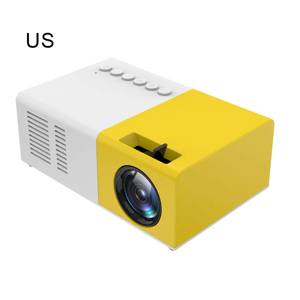 

J9 Portable Mini Projector HD 1080P Mini LED Projector Home Theater AV USB SD TF Card USB Portable Pocket Beamer PK YG300