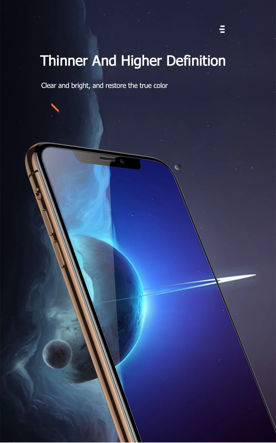 Benks защитное стекло с закругленными краями для IPhone 11 Pro Max защита экрана Анти-шок защита экрана закаленное стекло