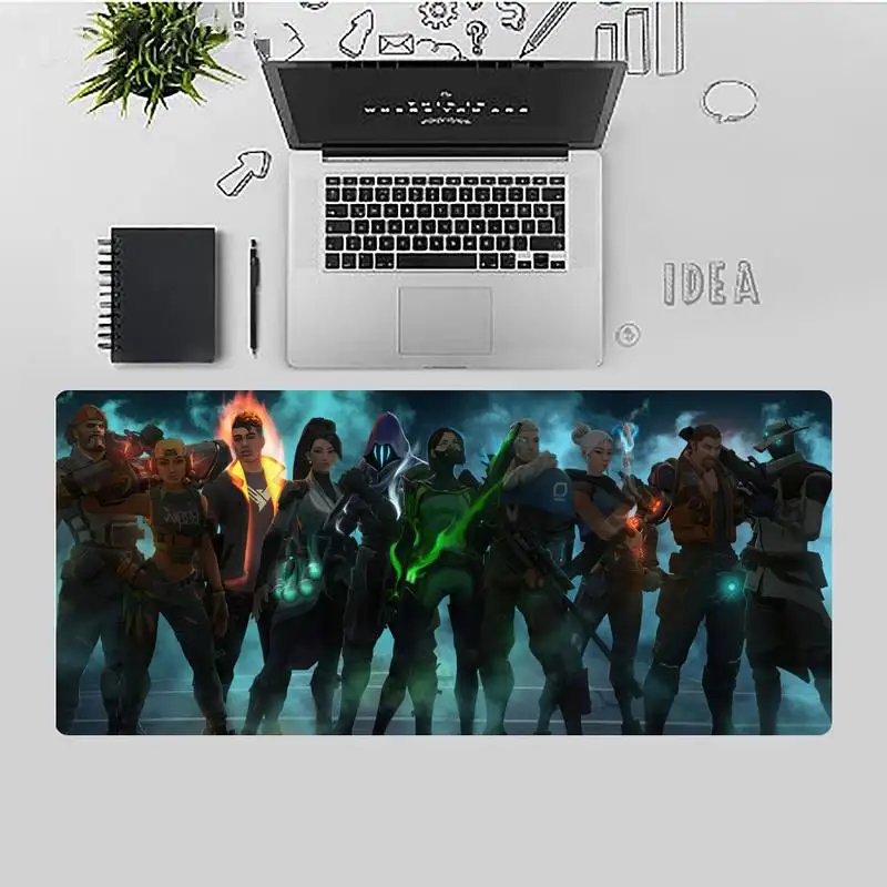 

gaming Valorant Customized MousePads Laptop Anime Mouse Mat Table Protect Game Office Work Mouse Mat pad X XL XXL Non-slip