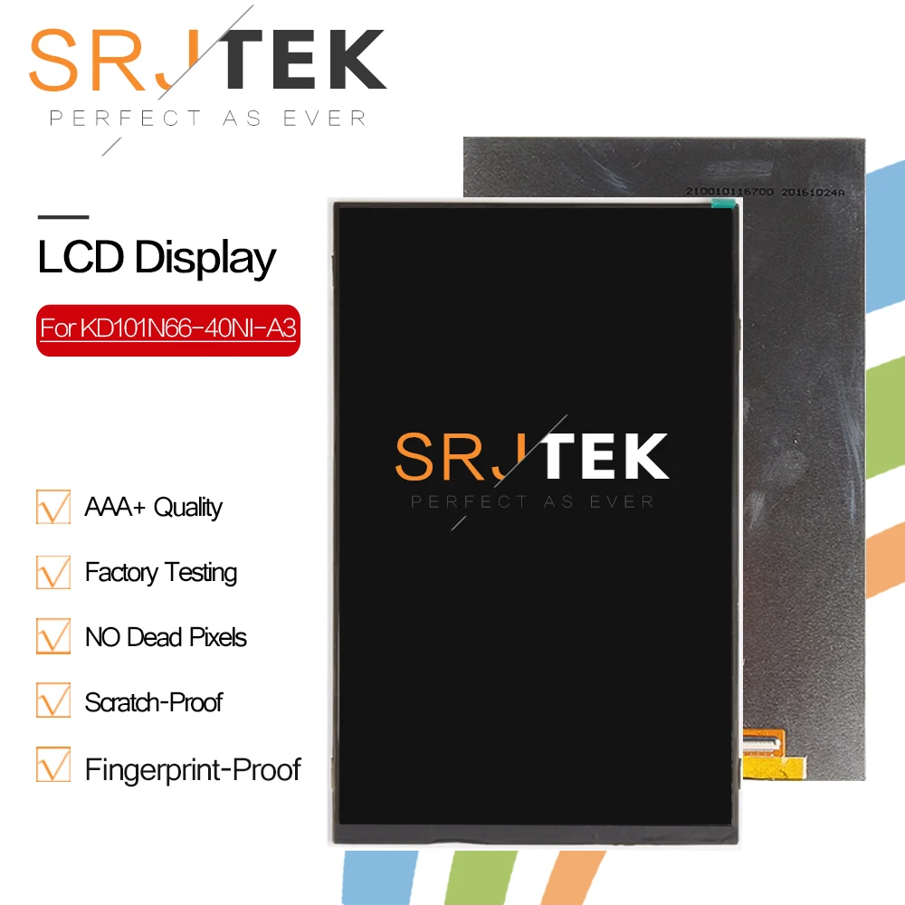

Srjtek 10,1 "дюймовый ЖК-дисплей для KD101N66-40NI-I2 KD101N66 ЖК-дисплей Дисплей матрица Экран планшетный ПК Запчасти для авто