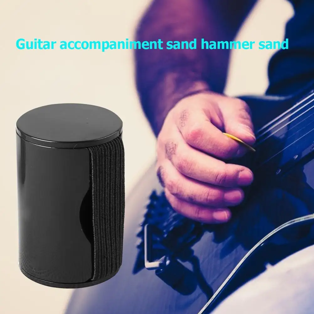 

Mini Portable Guitar Ukulele Sand Shaker Hammer Wear on Finger Maraca Cabasa Rhythm Finger Ring Maraca Instrument Supplies