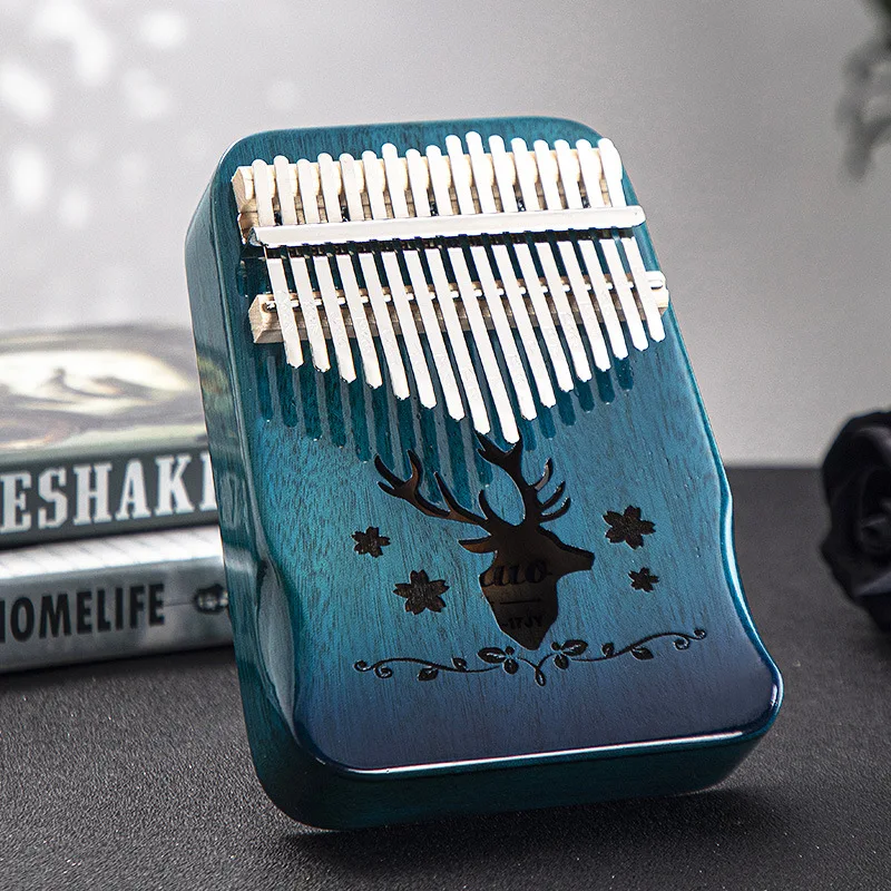 Kimi 17 клавиш Mini Kalimba Note медведь акриловый Gecko hlulu Kalimbas клавиатура инструменты