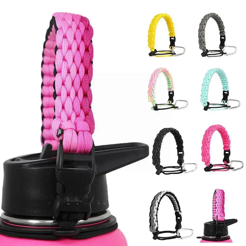 

Outdoor Cup Rope Handle Fits Wide Mouth Bottles Sports Cup Hand Ropedurable Strap Handle Bottle Water H1j2