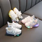Детские кроссовки для бега; Детская спортивная обувь с подсветкой; Tenis Infantil; Корзина для обуви для мальчиков; Легкая дышащая обувь для девочек; Chaussure Enfant
