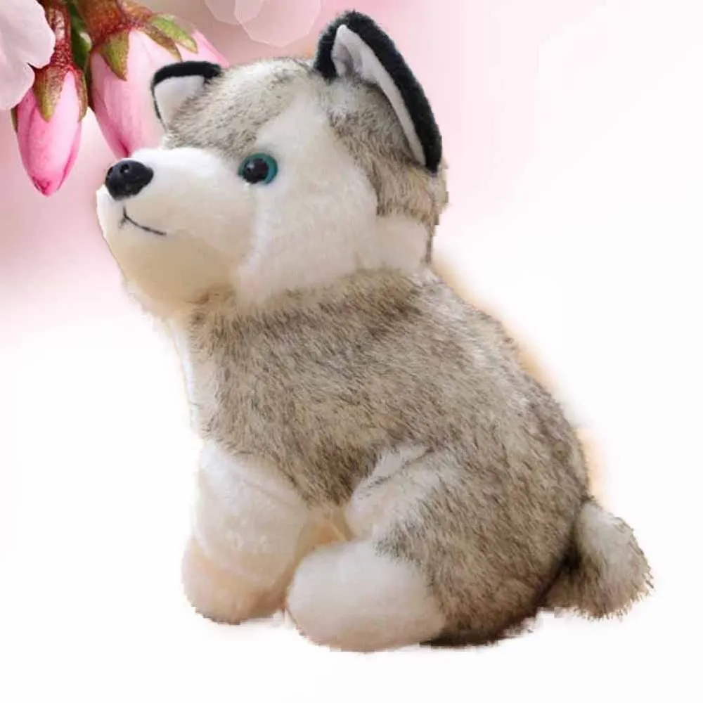 

Stuffed Animal Huskie Dog Lovely Doll Plush Gift for Children Adults 18CM (Huskie)