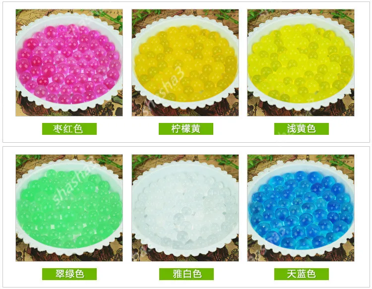 100 шт. растение бонсай грунт Красочный Кристалл почва цветок Желейная масса воды