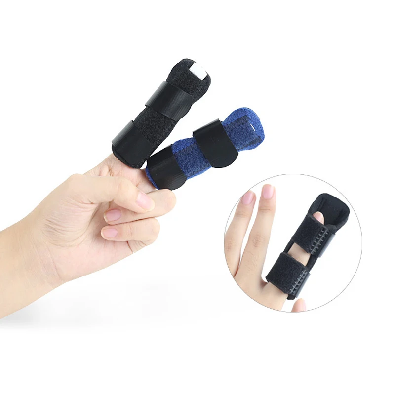 1pcs Posture Corrector Finger Protector Adjustable Aluminium Finger Splint Brace Recovery Injury Pain Protector Correction