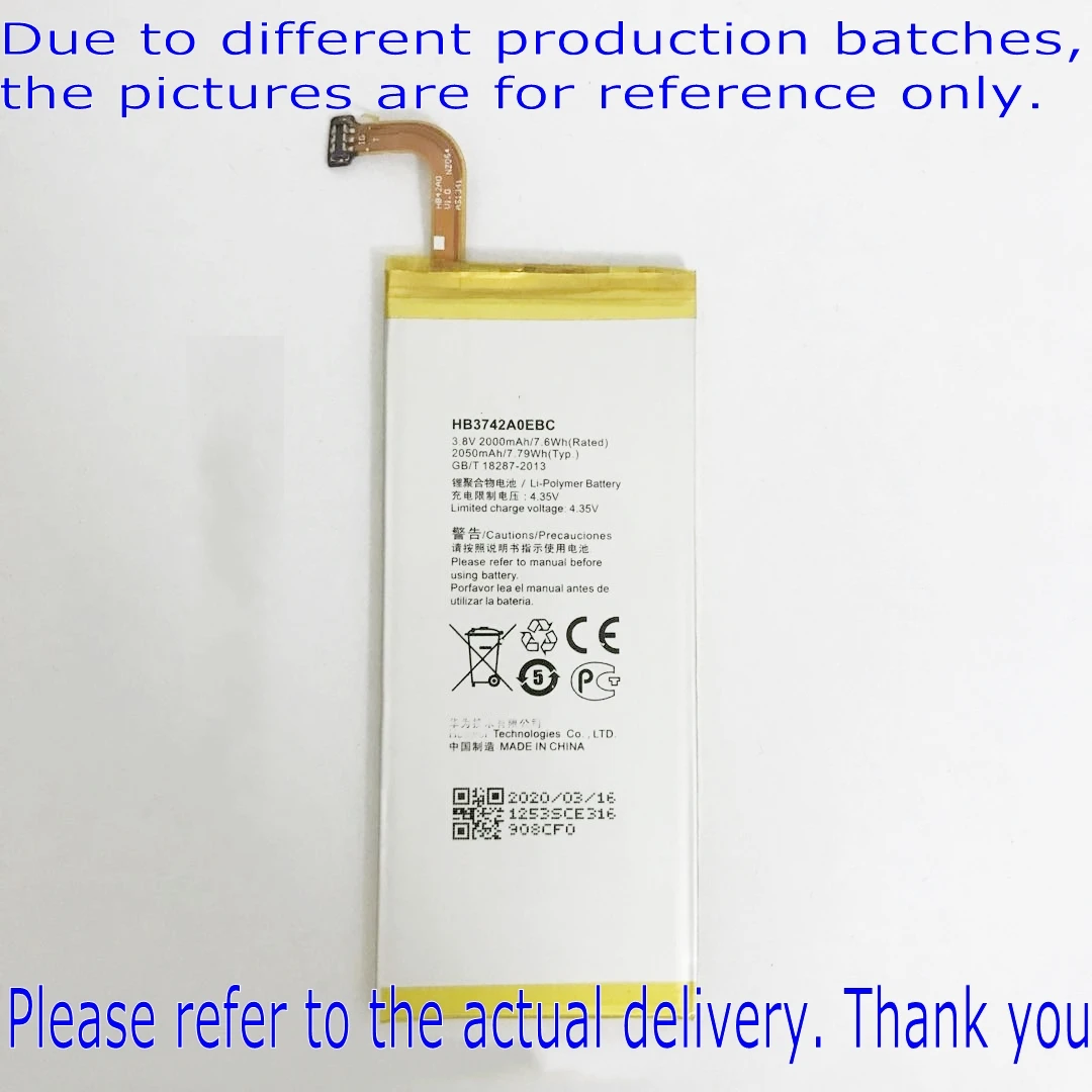 

For huawei P8Lite/swimming in 5 s/battery HB3742A0EBC GR3 + mobile phone batteries