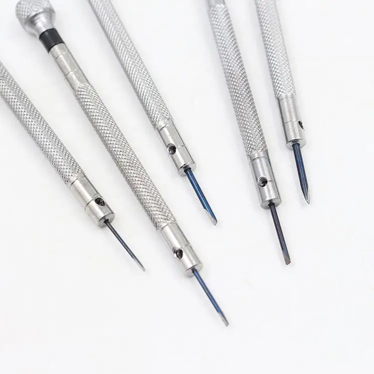 5 шт./компл. сплав Сталь отвертки часы набор инструментов для ремонта мульти