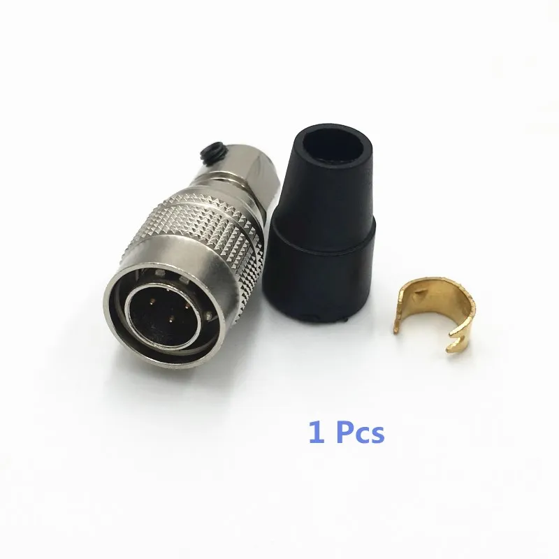 1 шт. HiFi 4-контактный штекер из металлического сплава для наушников аудиоразъем